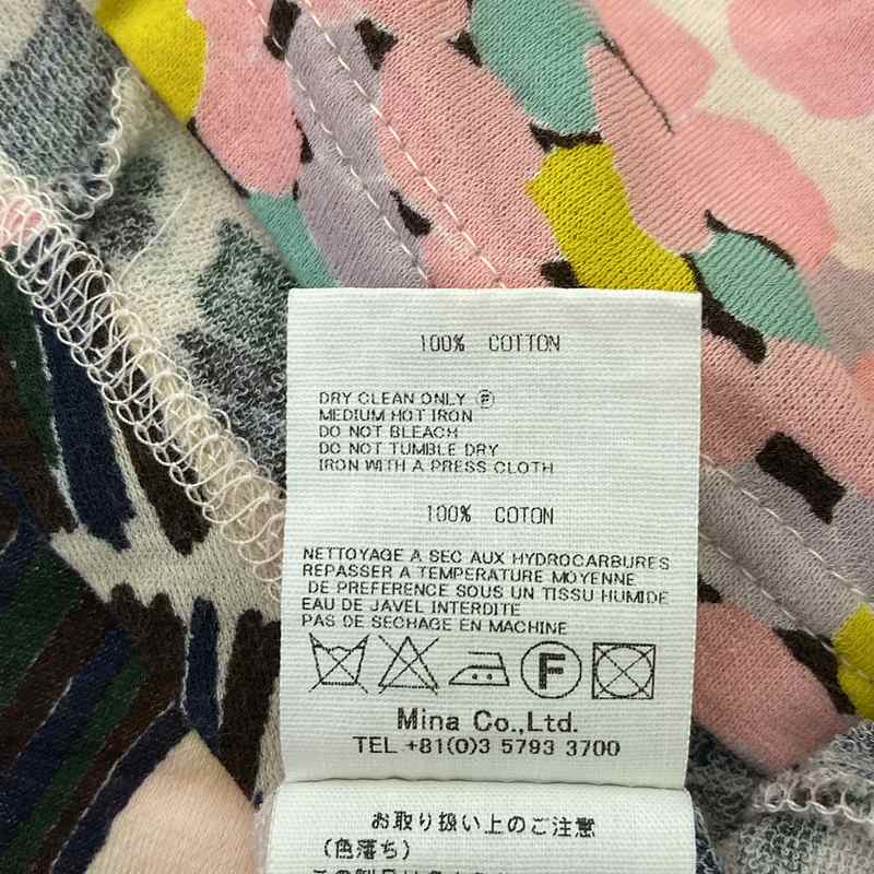 mina perhonen / ミナペルホネン merci 総柄 コットン タンクトップ