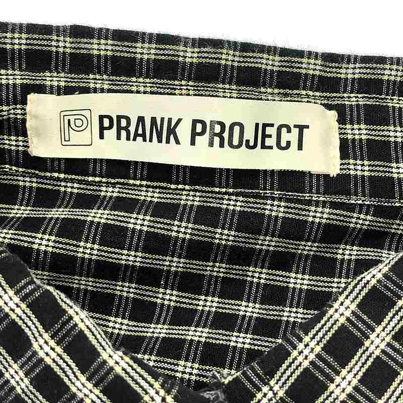 その他 Cut-off Bleached Check Shirt カットオフブリーチチェックシャツ