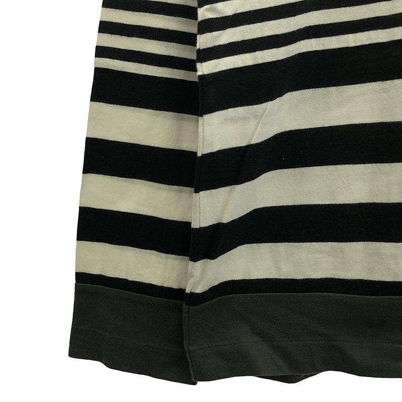 BLACK COMME des GARCONS / ブラックコムデギャルソン ボーダー クルーネック カットソー
