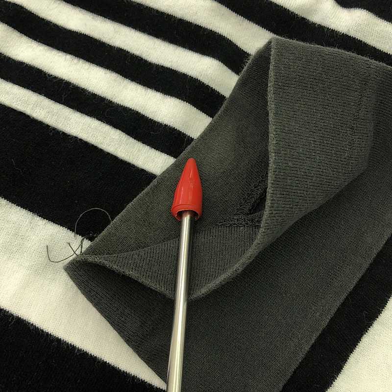 BLACK COMME des GARCONS / ブラックコムデギャルソン ボーダー クルーネック カットソー