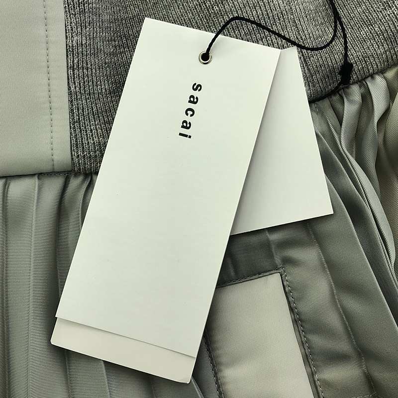 sacai / サカイ Suiting Skirt プリーツ 切替 ロングスカート