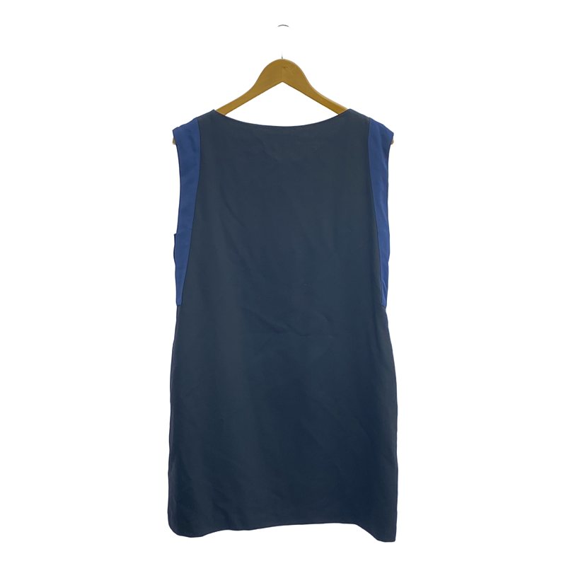 PAUL&JOE / ポールアンドジョー レーヨン バイカラー ドレス ワンピース / 裏地付き