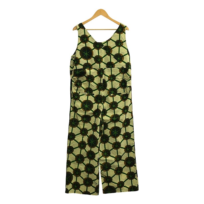 その他 コットン 総柄 オールインワン パンツ