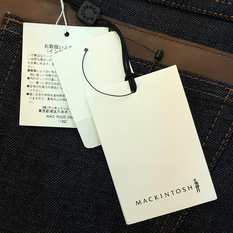 MACKINTOSH / マッキントッシュ ラバープルーフデザインポケット リジッドデニムパンツ