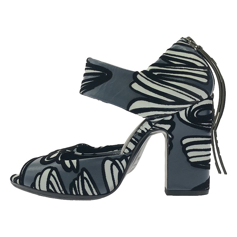 PIERRE HARDY / ピエールアルディ 総柄 オープントゥ ヒールパンプス