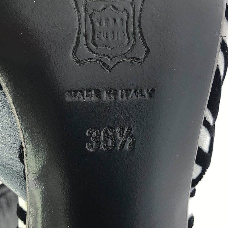 PIERRE HARDY / ピエールアルディ 総柄 オープントゥ ヒールパンプス