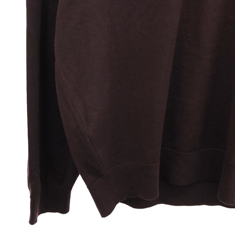 Maison Special / メゾンスペシャル Super120s High Gauge Prime-Over Mock Neck Knit Pullover / ニット