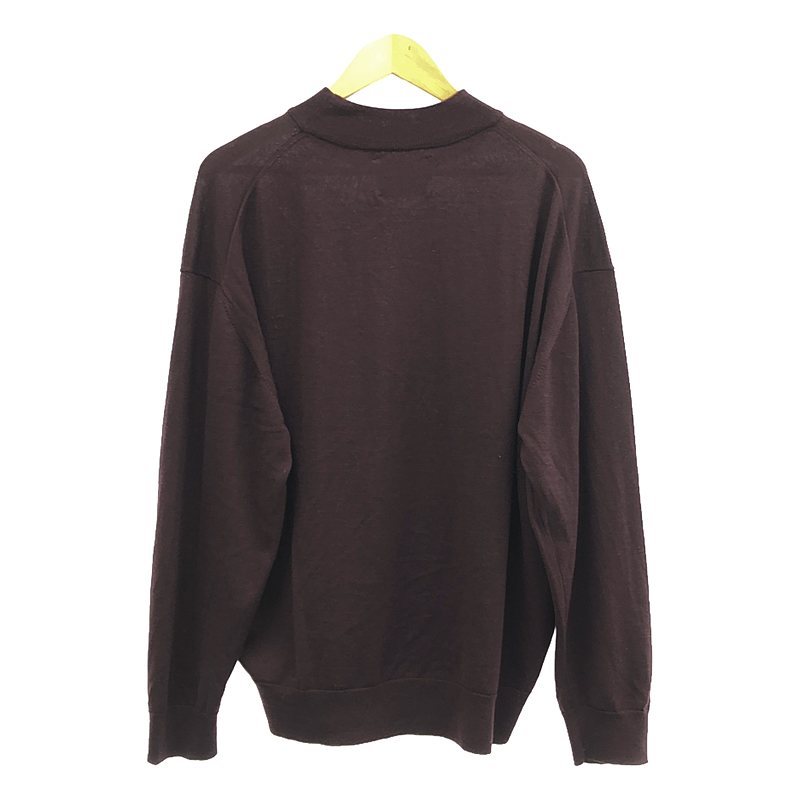 Maison Special / メゾンスペシャル Super120s High Gauge Prime-Over Mock Neck Knit Pullover / ニット
