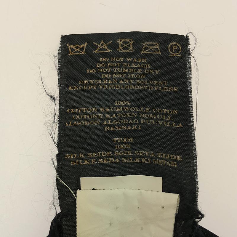 Burberry / バーバリー シルクフリル装飾 コットン シャツ