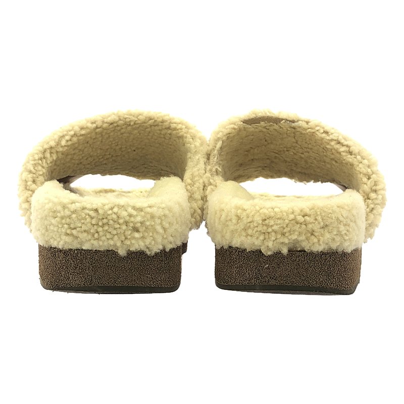 Chloe / クロエ WAVY SLIDES ムートン レザー サンダル