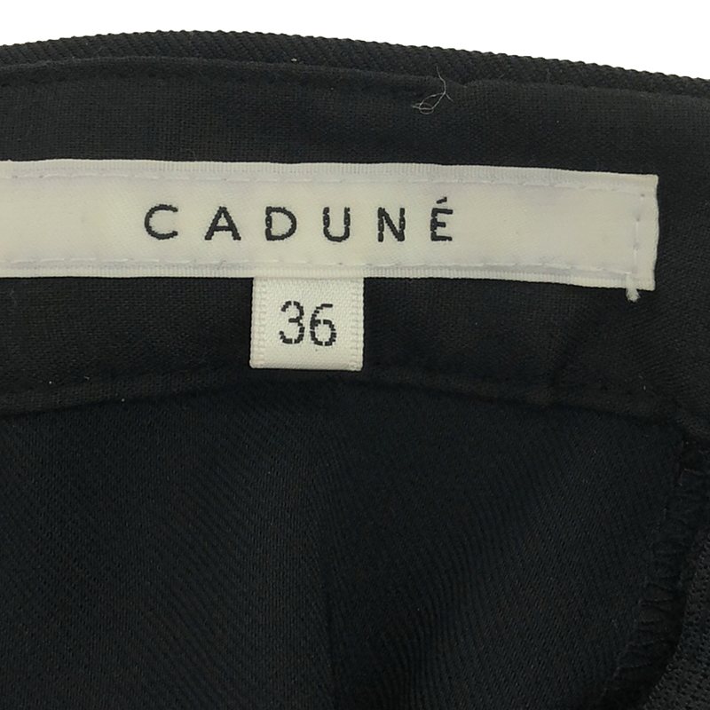 CADUNE / カデュネ フロントスリットパンツ