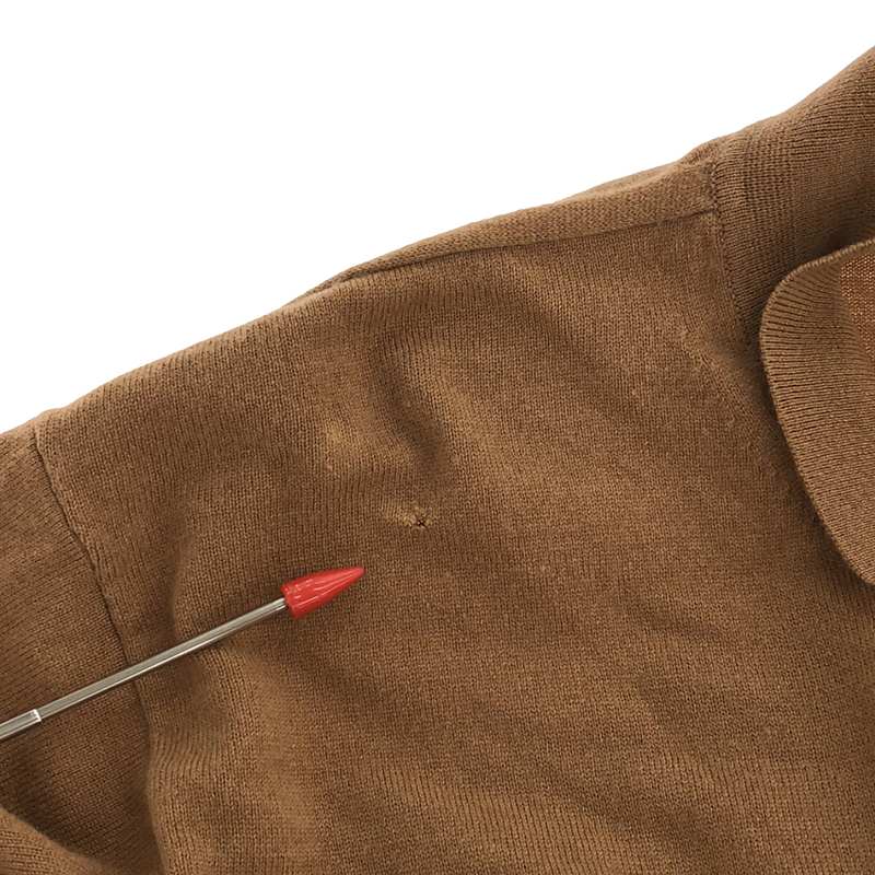 Crepuscule / クレプスキュール KNIT POLO ウール カシミヤ ニットポロシャツ カーディガン