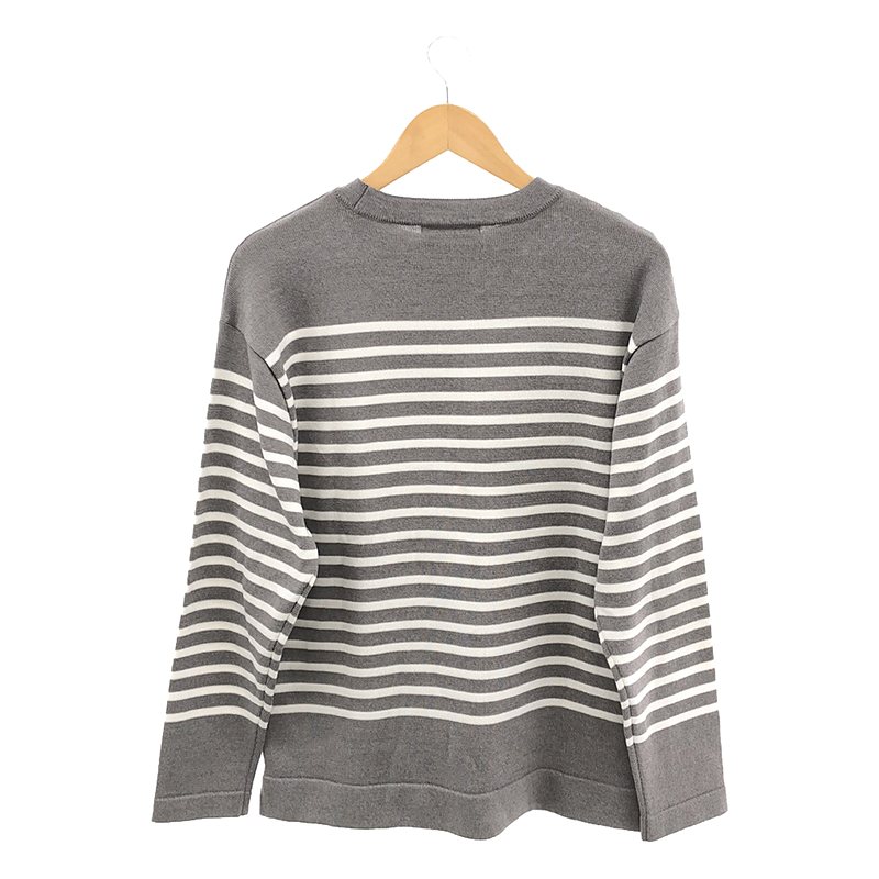 District UNITED ARROWS / ディストリクトユナイテッドアローズ ボーダー クルーネック ニット