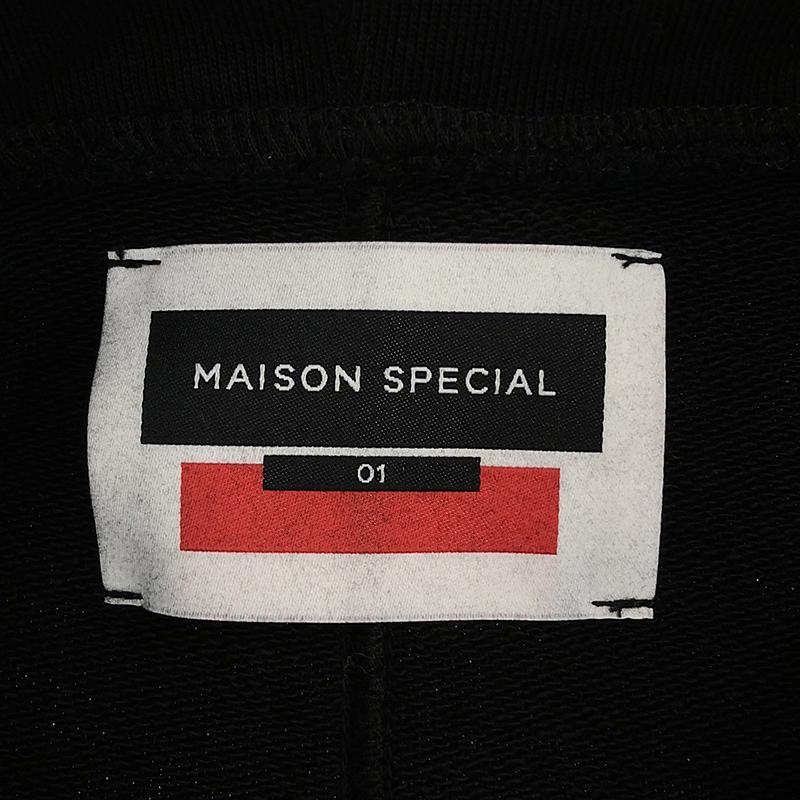 Maison Special / メゾンスペシャル ヘビーウェイトスウェットプライムオーバーサイドジッププルオーバーパーカー