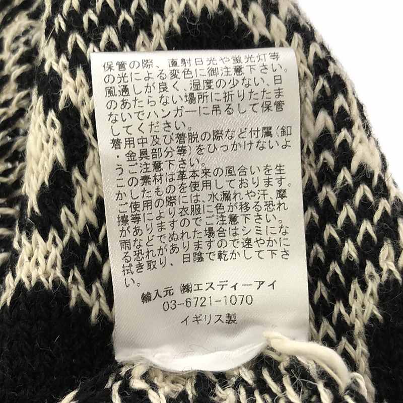 OLUBIYI THOMAS / オルヴィトーマス wool scarf ウール ジャガード ストール マフラー