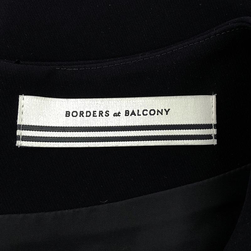 BORDERS at BALCONY / ボーダーズアットバルコニー HEART NECK TWILL BLOUSE ツイルブラウス