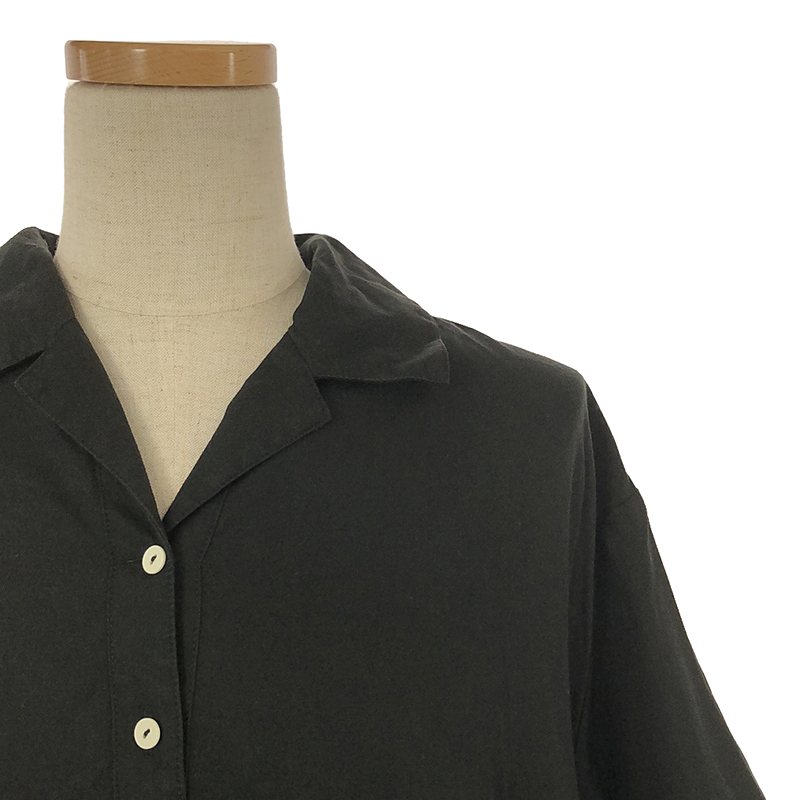 foufou / フーフー THE DRESS #09 open collar dress オープンカラードレス