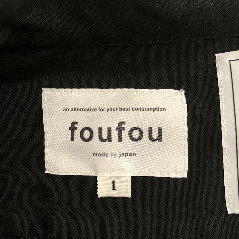 foufou / フーフー THE DRESS #09 open collar dress オープンカラードレス