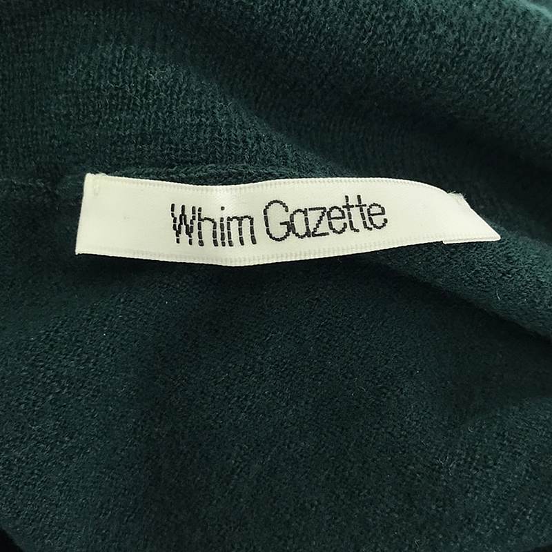 Whim Gazette / ウィムガゼット ウール タートルネック ニットワンピース