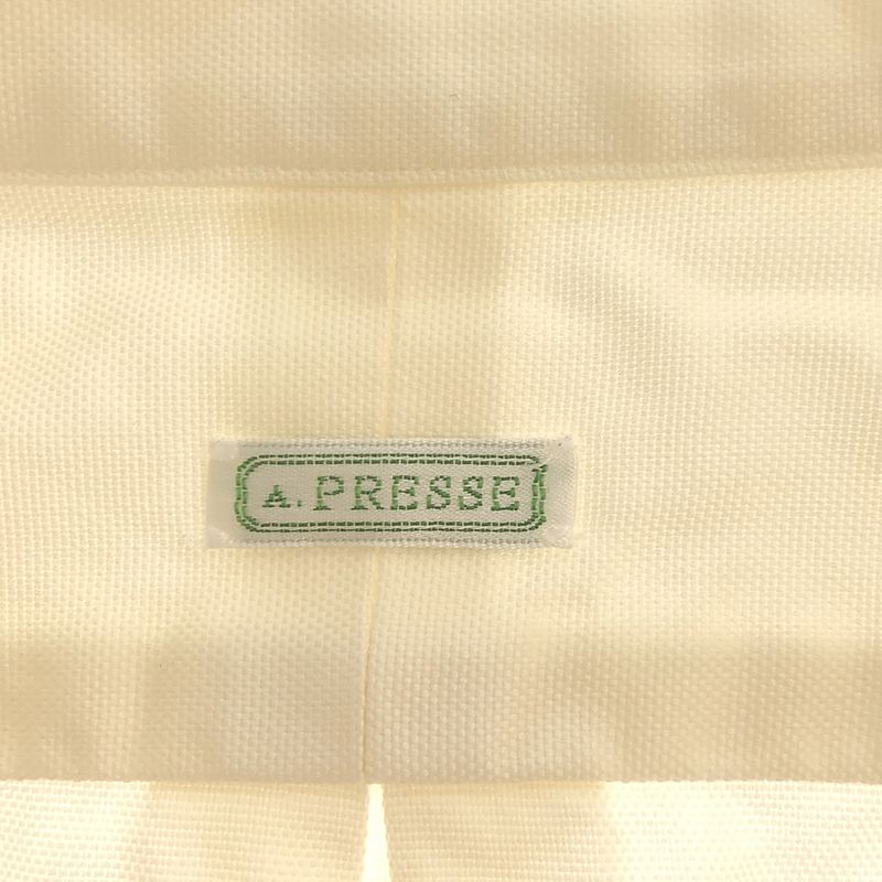 A.PRESSE / アプレッセ BD Oxford Shirt ボタンダウン オックスフォードシャツ