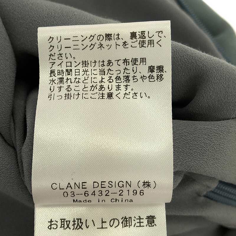 CLANE / クラネ 2TUCK CHINA SMOOTH PANTS / タック チャイナパンツ
