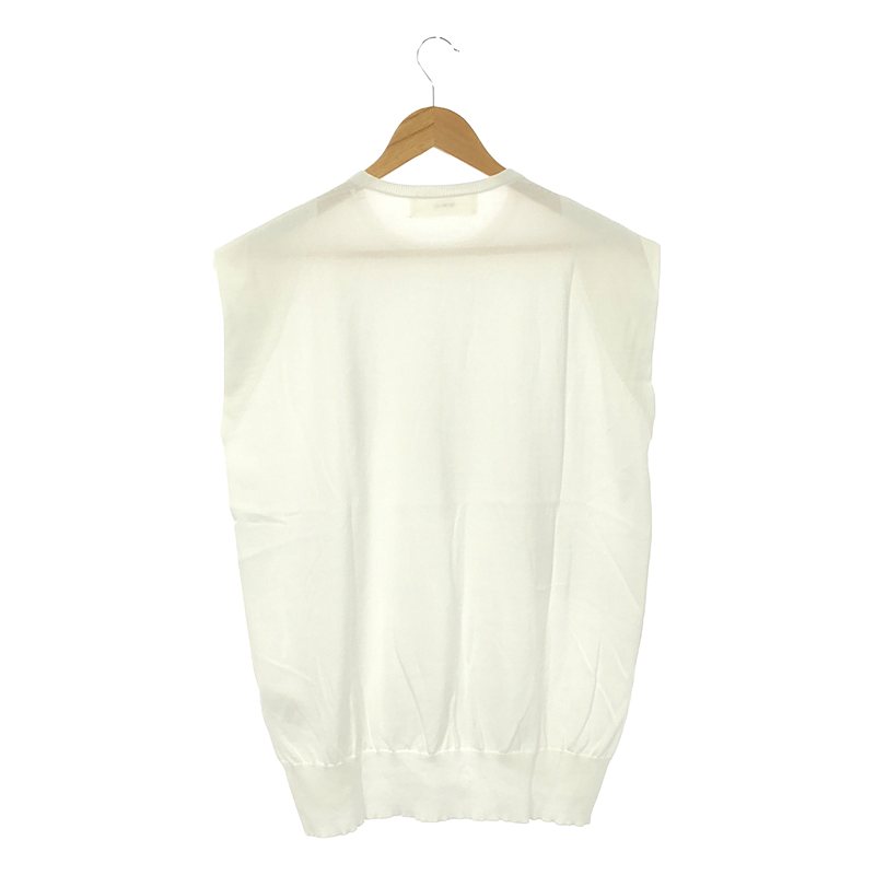 CYCLAS / シクラス コットン ノースリーブニット