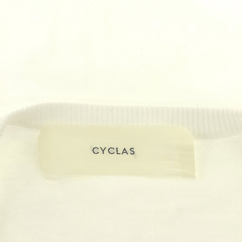 CYCLAS / シクラス コットン ノースリーブニット