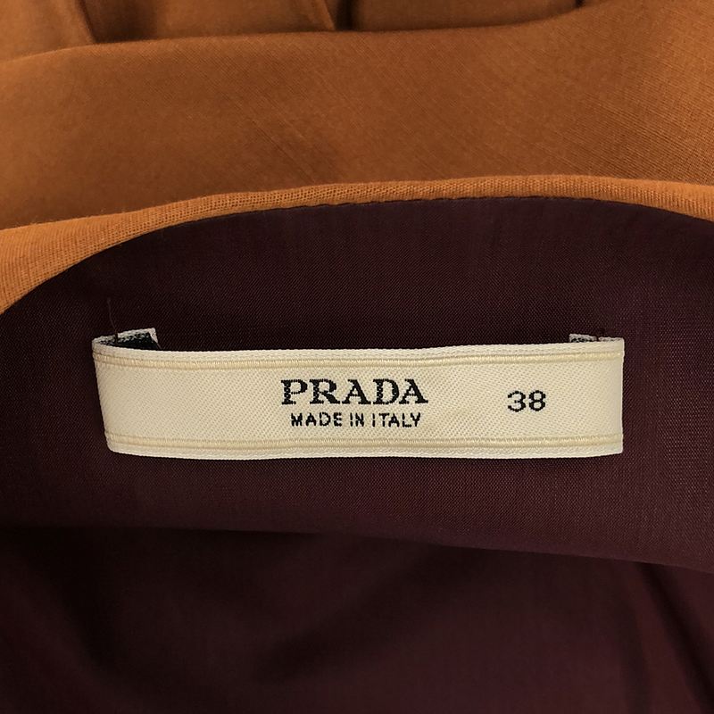 PRADA / プラダ ウールシルク ノースリーブドレス ワンピース