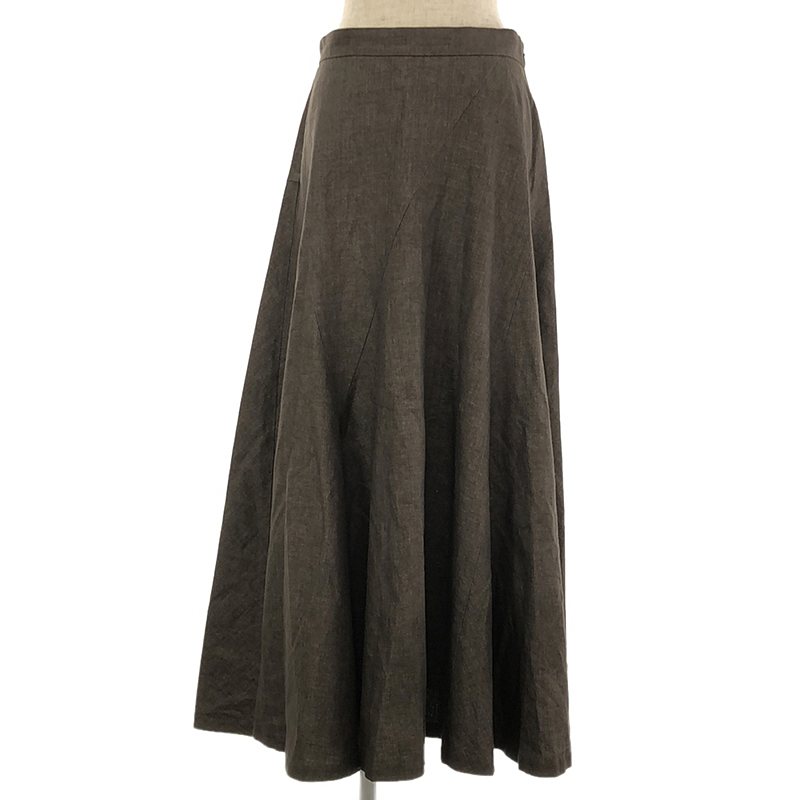 Linen Top Twill Skirt スカート