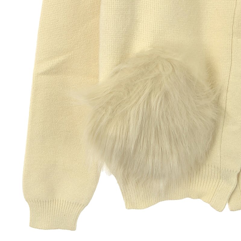 JENNE / ジェンヌ ファーポケット ニットカーディガン