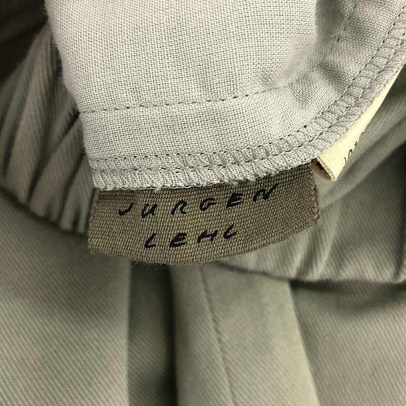 JURGEN LEHL / ヨーガンレール コットン ワイドイージーパンツ