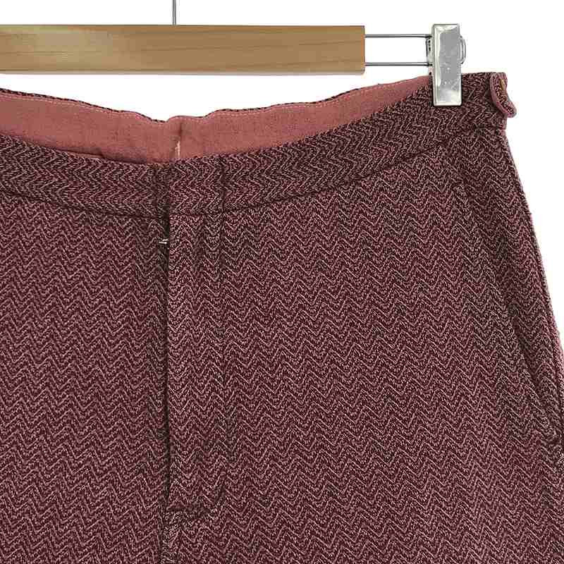 COMME des GARCONS HOMME PLUS / コムデギャルソンオムプリュス ジャガード サイドアジャスター スラックスパンツ