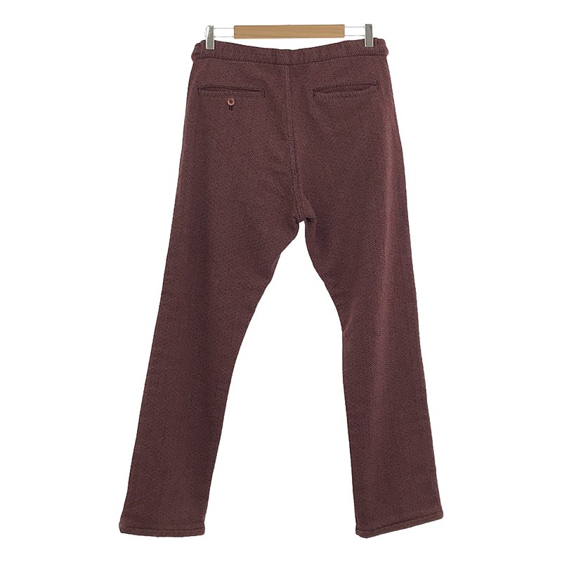 COMME des GARCONS HOMME PLUS / コムデギャルソンオムプリュス ジャガード サイドアジャスター スラックスパンツ