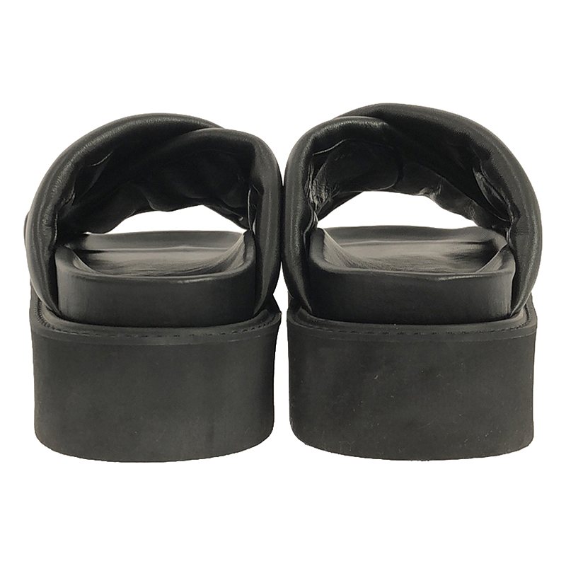 Maison Special / メゾンスペシャル × SPECIAL SHOES FACTORY / レザー タンクソールダブルクロスサンダル