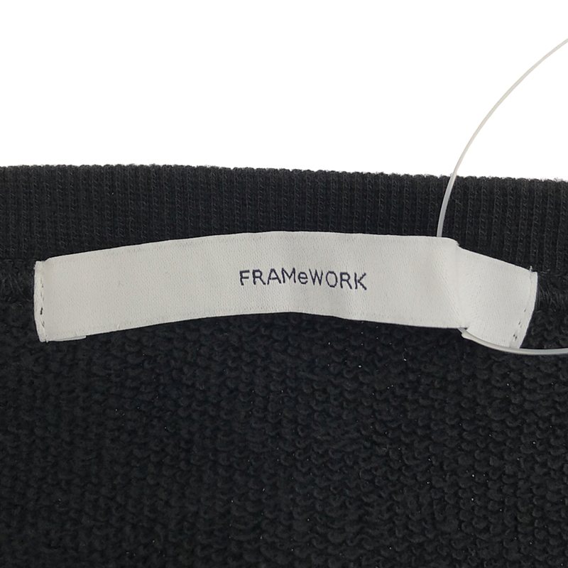 Framework / フレームワーク 裏毛ドロップショルダープルオーバー トレーナー