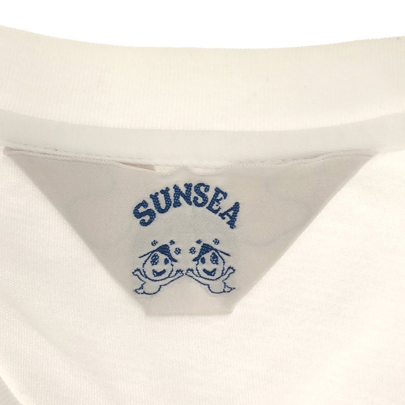 SUNSEA / サンシー FRAGILE POCKET-T / ハンドプリント ポケットTシャツ