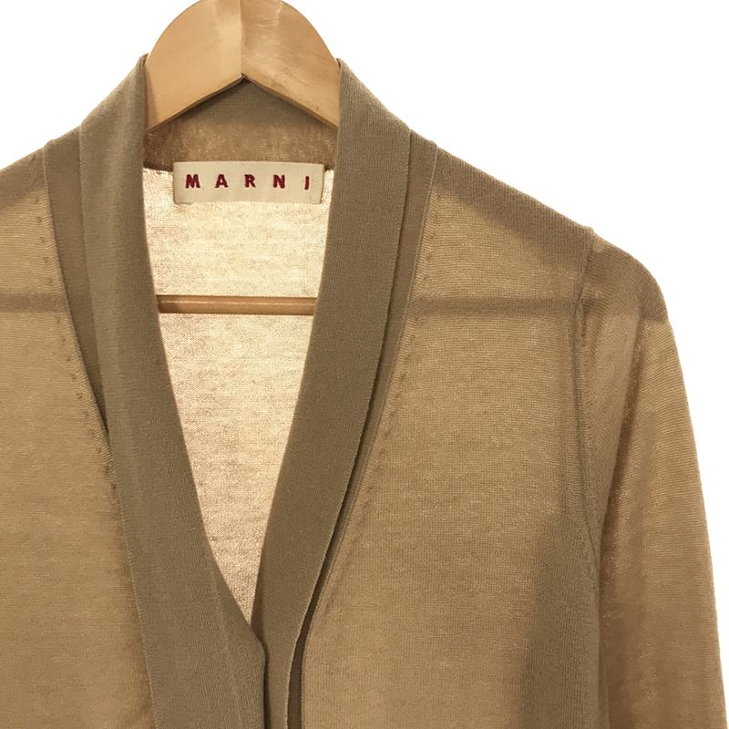 MARNI / マルニ カシミヤ ショールカラー カーディガン