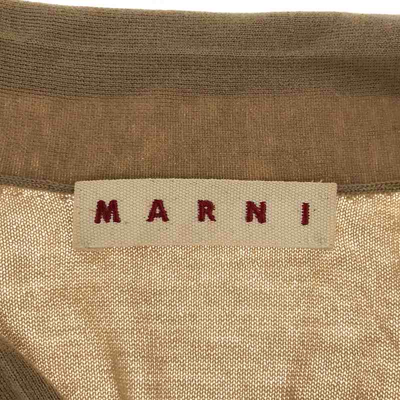 MARNI / マルニ カシミヤ ショールカラー カーディガン