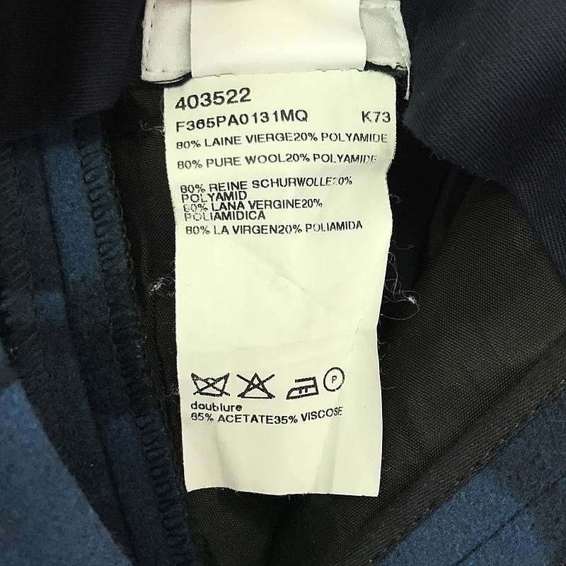 KENZO / ケンゾー メルトン ウール 総柄 スラックス パンツ