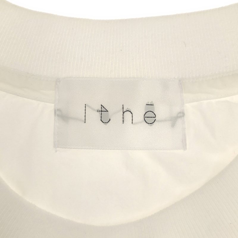 Ithe / イザ コットン タイプライター クルーネックTシャツ