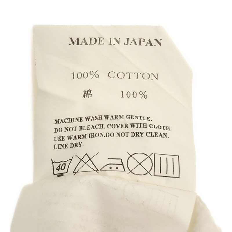 Ithe / イザ コットン タイプライター クルーネックTシャツ