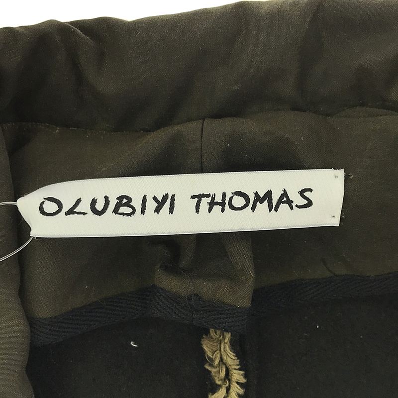 OLUBIYI THOMAS / オルヴィトーマス 2Way blazer detachable sleeves オイルドコットン デタッチャブルスリーブ ジャケット