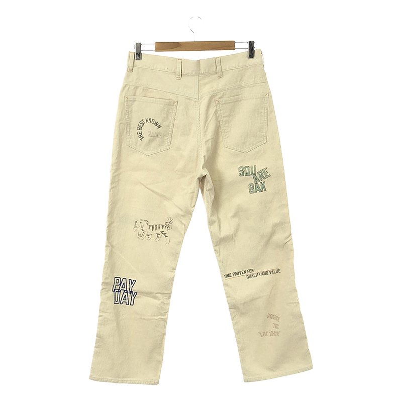 新品、未使用　タグつき　lecielde harriss  コーデュロイパンツ Harriss ハリス ストレッチコーデュロイ テーパードパンツ 日本