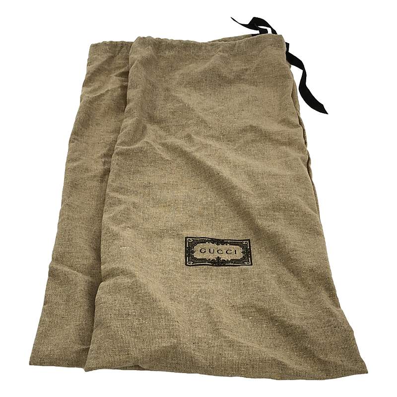 GUCCI / グッチ ダブルG キルティング レザー ローファー