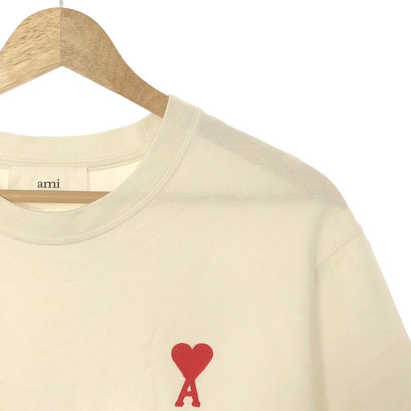 AMI Alexandre Mattiussi / アミ・アレクサンドルマテュッシ コットン クルーネック Tシャツ