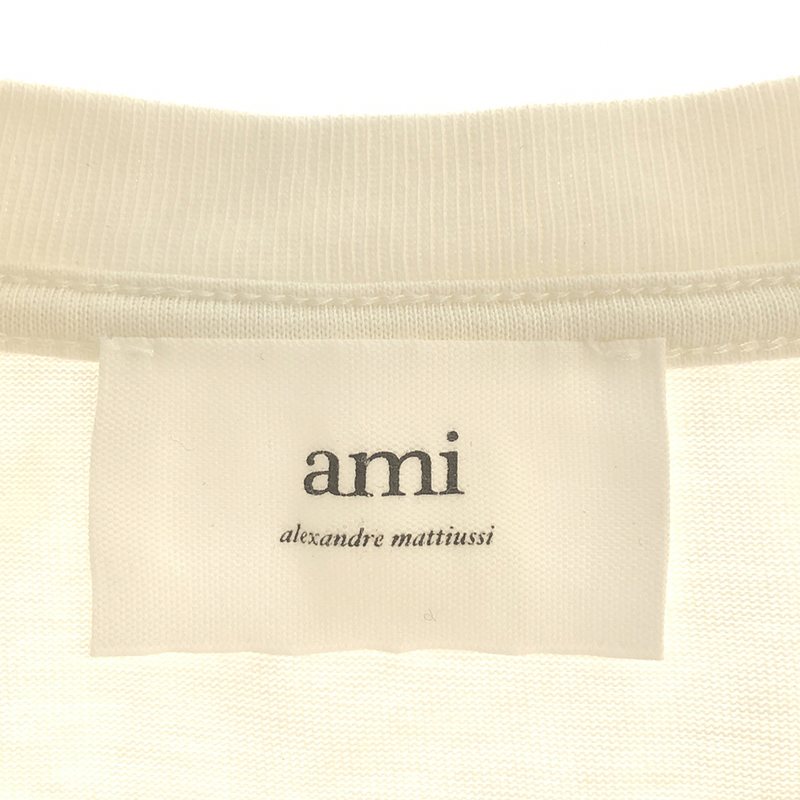 AMI Alexandre Mattiussi / アミ・アレクサンドルマテュッシ コットン クルーネック Tシャツ