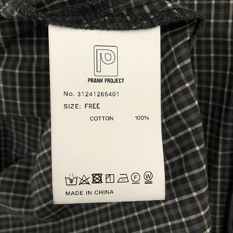 その他 Maxi Shirt Dress チェックシャツワンピース