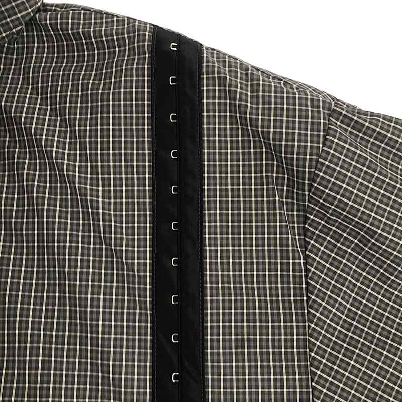 その他 Maxi Shirt Dress チェックシャツワンピース