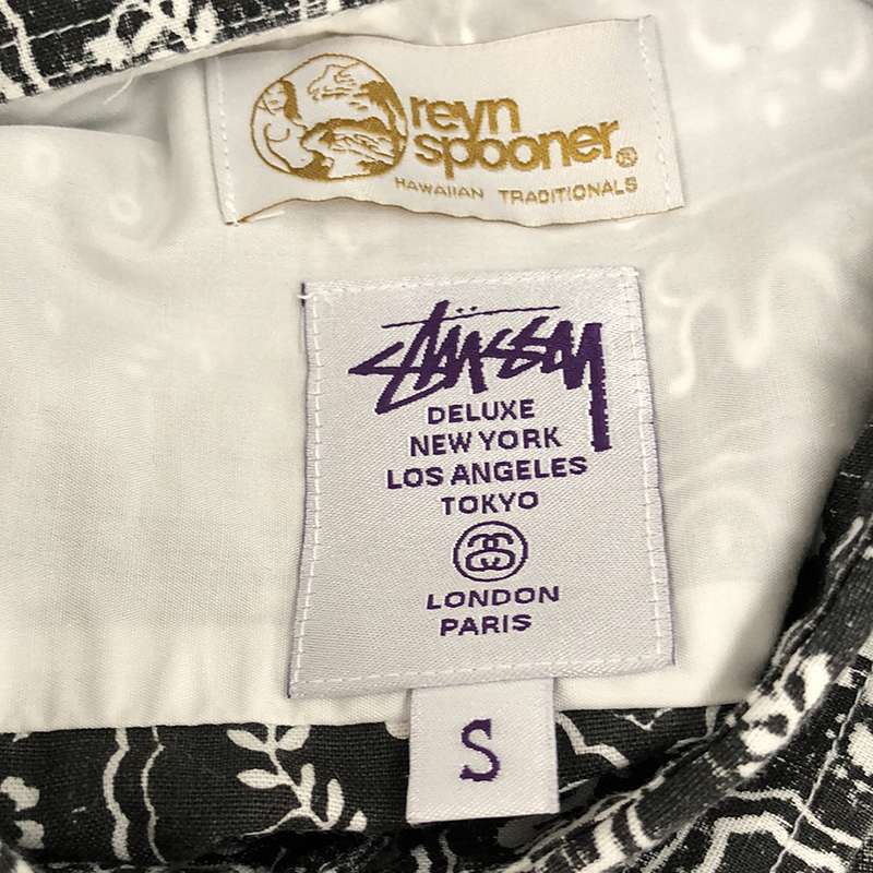 STUSSY / ステューシー × reyn spooner レインスプーナー別注 バンダナ柄プリント ボタンダウン アロハシャツ