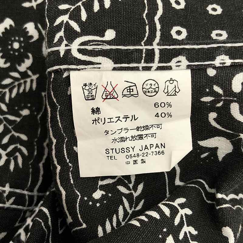 STUSSY / ステューシー × reyn spooner レインスプーナー別注 バンダナ柄プリント ボタンダウン アロハシャツ